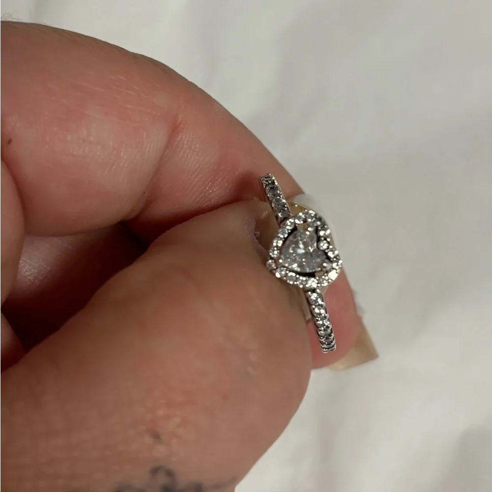 Pandora Silver Heart Ring - Picture 4 of 4